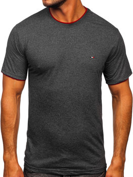 Ανδρικό t-shirt σε χρώμα του ανθρακίτη Bolf 14316