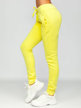 Κίτρινο γυναικείο παντελόνι φόρμας Bolf CK-01