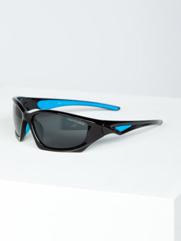 Μαύρα και μπλε γυαλιά ηλίου από την Bolf MIAMI8