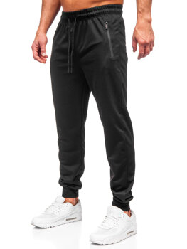 Μαύρο ανδρικό παντελόνι jogger φόρμας Bolf JX6109