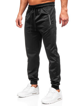 Μαύρο ανδρικό παντελόνι jogger φόρμας Bolf JX6338