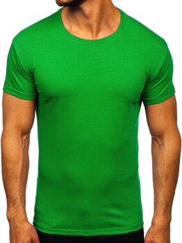T-shirt ανδρικο χωρις εκτυπωση πρασινο Bolf 2005