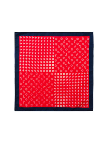 Ανδρικό κόκκινο τετράγωνο μπολφ PO18