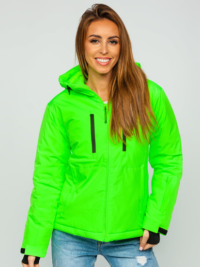 Γυναικείο χειμερινό μπουφάν Neon Green, Bolf HH012