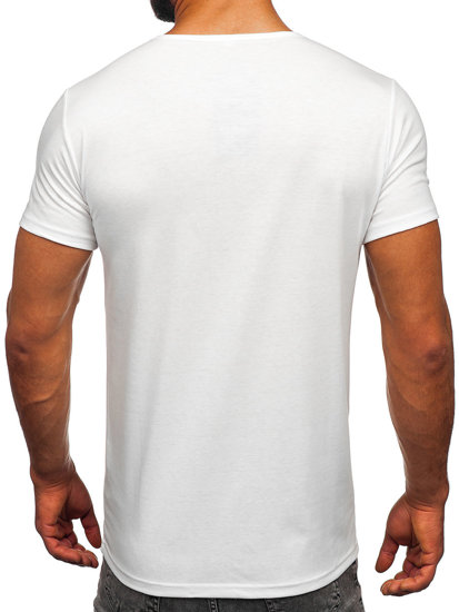 Λευκό ανδρικό μπλουζάκι Bolf KS1997