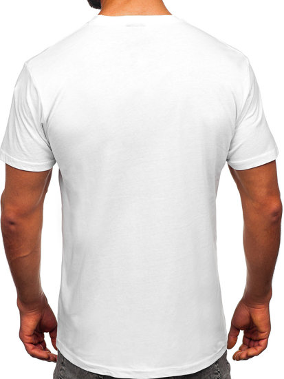 T-shirt ανδρικο χωρις εκτυπωση λευκο Bolf 14291