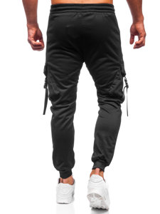 Ανδρικό μαύρο παντελόνι μάχης φόρμας Bolf HS7045