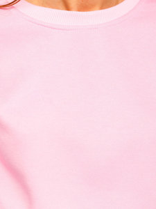 Γυναικείο φούτερ ροζ Bolf W01