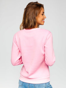 Γυναικείο φούτερ ροζ Bolf W01