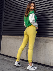 Κίτρινο γυναικείο παντελόνι φόρμας Bolf CK-01-33B