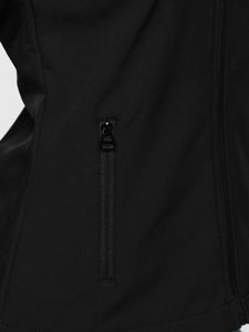 Μαυρο μπουφαν γυναικειο μεταβατικο softshell Bolf HH018