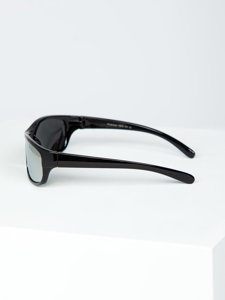Μαύρα και ασημί γυαλιά ηλίου από την Bolf PLS4