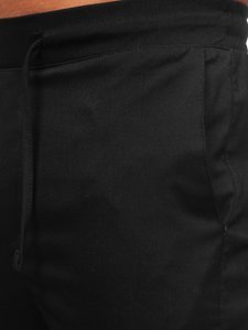 Μαύρο ανδρικό παντελόνι jogger Bolf 0011