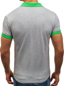 Μπλουζακι polo ανδρικο πρασινο Bolf 4037