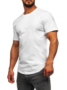 T-shirt μακρυ ανδρικο χωρις εκτυπωση λευκο Bolf 14290