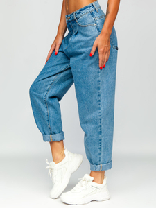 Μπλε Slouchy Γυναικείο Τζιν Τζιν από την Bolf BS586