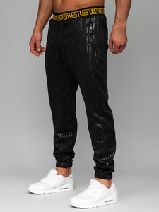 Μαύρη ανδρική φόρμα με κουκούλα Bolf 3A161