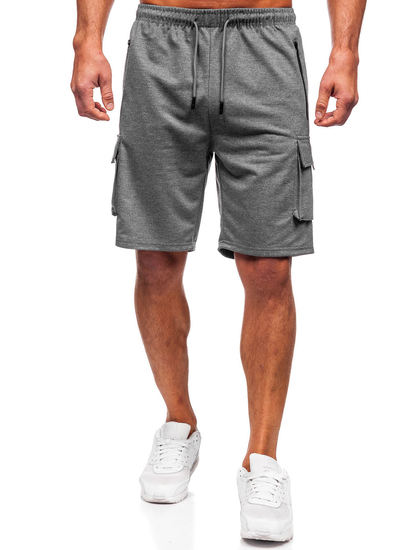 Γραφίτη αθλητικά κοντά cargo σορτς ανδρικά Bolf 8K1501