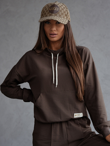 Γυναικεία αθλητική στολή 2 τεμαχίων Σοκολάτα Bolf 82162