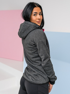 Γυναικείο ελαφρύ μπουφάν Μαύρος Bolf KSW4002