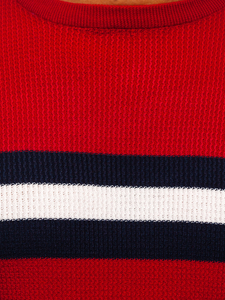 Ανδρικό κόκκινο πουλόβερ Bolf H2113