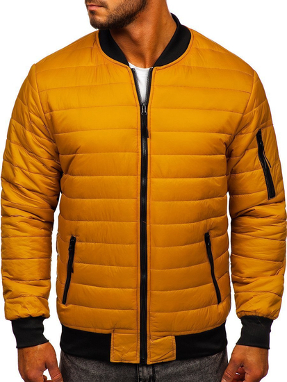 Καμηλο μεταβατικο μπουφαν ανδρικο καπιτονε bomber Bolf MY-02