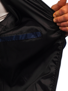 Μπουφαν ανδρικο μεταβατικο αθλητικο Ναυτικο μπλε Bolf MY13