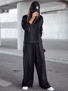 Γυναικεία αθλητική στολή βουτύρου 2 τεμαχίων Μαύρος Bolf 821111