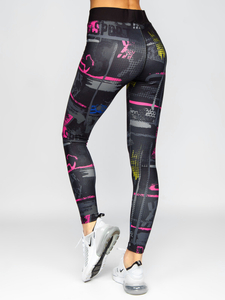 Μαύρο γυναικείο κολάν Bolf 20668