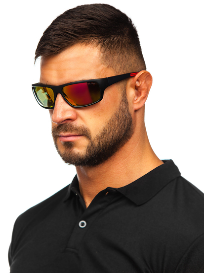 Πορτοκαλί γυαλιά ηλίου από την Bolf MIAMI8