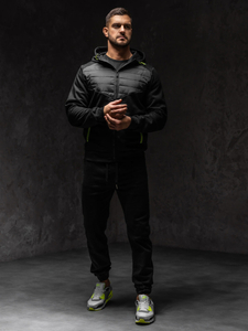 Μαυρο μεταβατικο μπουφαν ανδρικο Bolf KS2232