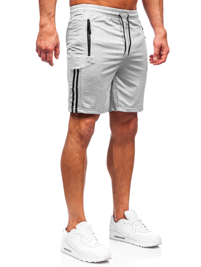 Μαύρο ανδρικό σορτς φόρμας Bolf 68020