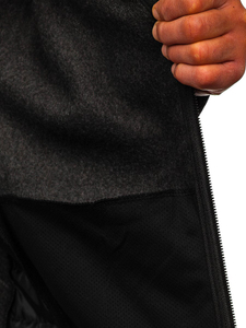 Μαυρο μεταβατικο μπουφαν ανδρικο Bolf KS2158