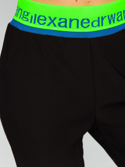 Μαύρο γυναικείο παντελόνι φόρμας Bolf H1007A