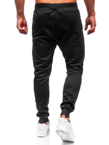 Μαύρο ανδρικό φούτερ Joggers Bolf XW06
