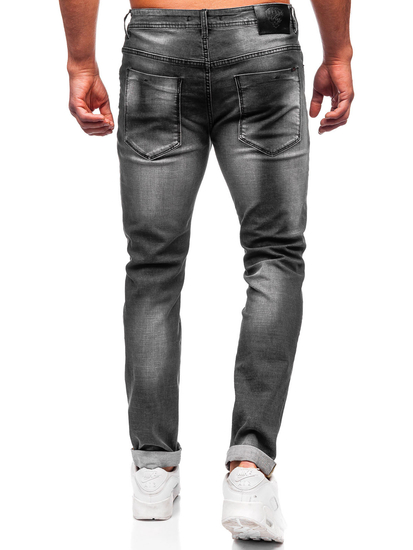 Μαύρα τζιν παντελόνι ανδρικά slim fit Bolf MP0171N