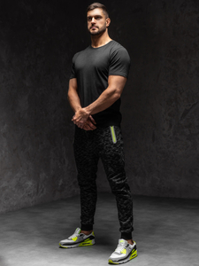 Ανδρικό παντελόνι φόρμας μαύρο Bolf 55037A1