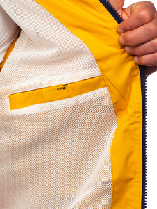 Καμηλό ανδρικό μεταβατικό μπουφάν Bolf 5M802