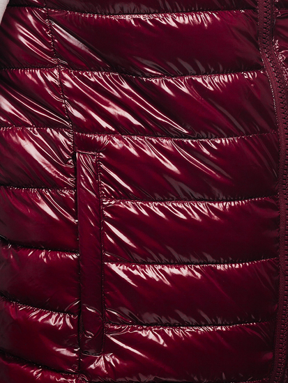 Μπορντο καπιτονε γιλεκο ανδρικο Bolf R0109A