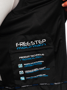 Μαυρο-μπλε μουφαν ανδρικο softshell Bolf WX062