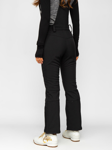 Μαύρο γυναικείο παντελόνι trekking Bolf W702