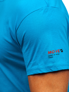 Γυναικεία βελουτέ σετ φόρμα δύο τεμαχίων σε χρώμα της θάλασσας Bolf 8156