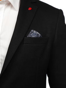 Ανδρικό Κομψό μπουφάν Μαύρος Bolf 05