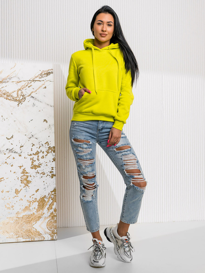 Λαχανί γυναικείο φούτερ με κουκούλα Bolf W02A1