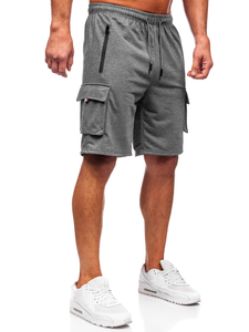 Γραφίτη αθλητικά κοντά cargo σορτς ανδρικά Bolf 8K1501