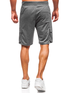 Γραφίτη αθλητικά κοντά cargo σορτς ανδρικά Bolf 8K1505