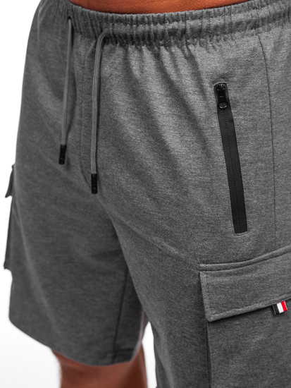 Γραφίτη αθλητικά κοντά cargo σορτς ανδρικά Bolf 8K1501