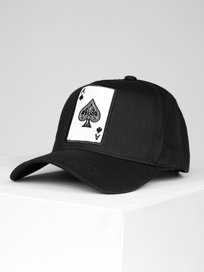 Μαύρο καπέλο με γείσο Bolf CZ121