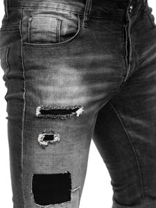 Γραφίτη ανδρικό τζιν παντελόνι slim fit Bolf MP0031G