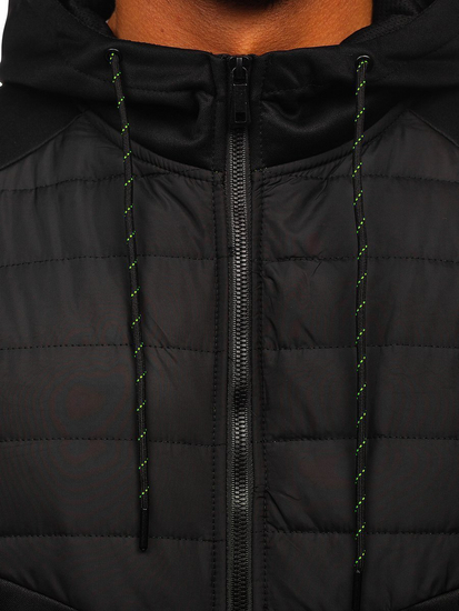 Μαυρο μεταβατικο μπουφαν ανδρικο Bolf KS2149